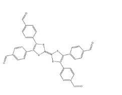 Benzaldehyde,4,4'-[2-[4,5-bis(4-formylphenyl)-1,3-dithiol-2-ylidene]-1,3-dithiole-4,5-diyl]bis-|163