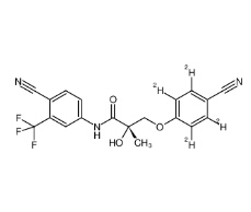 (2S)-3-(4-氰基苯氧基-2,3,5,6-D4)-N-[4-氰基-3-(三氟甲基)苯基]-2-羟基-2-甲基丙酰胺/1202044-20-9 