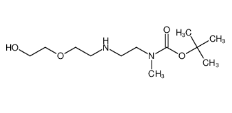 tert-butyl (2-((2-(2-hydroxyethoxy)ethyl)amino)ethyl)(methyl)carbamate|1345680-97-8 