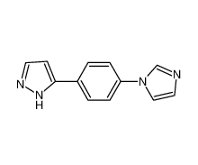 5-[4-(1H-Imidazol-1-yl)phenyl]-1H-pyrazole|321385-58-4 