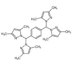 1,4-bis(bis(3,5-dimethyl-1H-pyrazol-1-yl)methyl)benzene|1073267-94-3