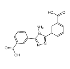 3-[4-amino-5-(3-carboxyphenyl)-1,2,4-triazol-3-yl]benzoic acid|923057-85-6