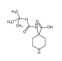 4-(Boc-氨基)哌啶-4-甲酸|252720-31-3