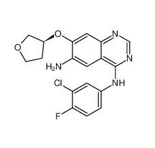 (S)-N4-(3-氯-4-氟苯基)-7-[(四氢-3-呋喃基)氧基]-4,6-喹唑啉二胺 |314771-76-1