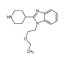 1-(2-乙氧基-乙基)-2-哌啶-4-基-1H-苯并咪唑 |110963-63-8