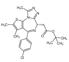 (S)-(+)-2-(4-(4-氯苯基)-2,3,9-三甲基-6H-噻吩并[3,2-F][1,2,4]三唑并[4,3-A][1,4]二氮杂卓-6-基)乙酸叔丁酯|1268524-70-4 