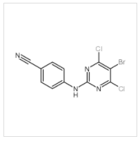 4-[(5-溴-4,6-二氯-2-嘧啶)氨基]苯甲腈|269055-75-6