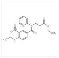 3-(4-(甲基氨基)-3-硝基-N-(吡啶-2-基)苯甲酰氨基)丙酸乙酯|429659-01-8
