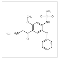 2-氨基-1-(2-甲氧基-4-甲磺酰胺基-5-苯氧基苯基)乙酮盐酸盐|149436-41-9