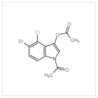 1-乙酰基-5-溴-4-氯吲哚-3-乙酸酯|3030-06-6 