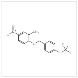 2-(4-三氟甲硫基苯氧基)-5-硝基甲苯|106310-21-8 