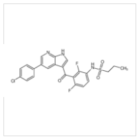 N-(3-{[5-(4-氯苯基)-1H-吡咯并[2,3-b]吡啶-3-基]羰基}-2,4-二氟苯基)丙烷-1-磺酰胺|1029872-54-5
