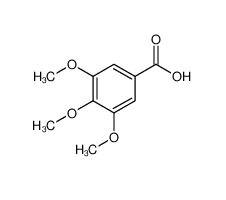 3,4,5-三甲氧基苯甲酸|118-41-2