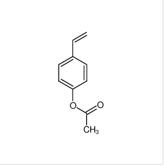 4-乙酰氧基苯乙烯	|2628-16-2	 