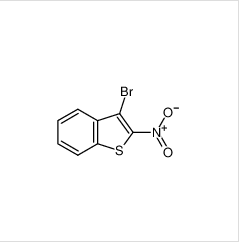 3-溴-2-硝基-苯并[B]噻吩|17402-78-7	 