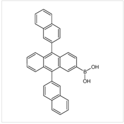 9,10-双(2-萘基)蒽-2-硼酸	|867044-28-8	 