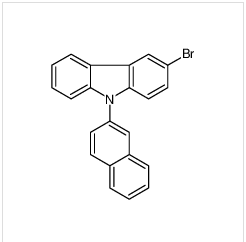 9-(2-萘基)-3-溴咔唑	|934545-80-9	