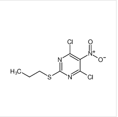 4,6-二氯-5-硝基-2-丙硫基嘧啶	|145783-14-8	