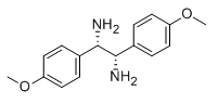(1S,2S)-(-)-1,2-二(4-甲氧基苯基)-乙二胺|58520-03-9 