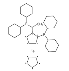 (R)-(-)-1-[(S)-2-( 二环己基膦基)二茂铁基]乙基二环己基膦|167416-28-6 